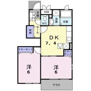 シェソワ Aの間取り画像