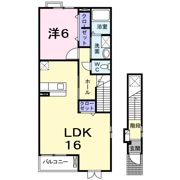 シェソワ Bの間取り画像