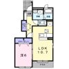 アンソレイエRⅡの間取り画像