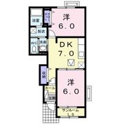 グラシオッソⅡの間取り画像