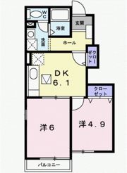 ソレアード石崎Ⅱの間取り画像