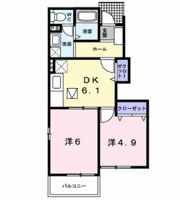 ソレアード石崎Ⅰの間取り画像
