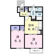 ブライト・ヒルズ Cの間取り画像