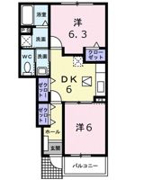 フィオーレAの間取り画像