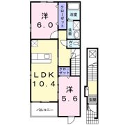 グローリアA棟の間取り画像
