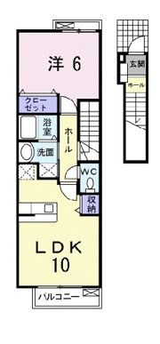 クレメントBの間取り画像