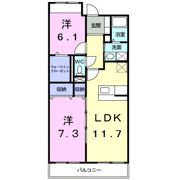 プレシャス ルミナスの間取り画像