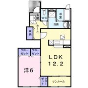 ボヌールAの間取り画像
