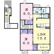 ボヌールAの間取り画像