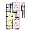 プラシードBの間取り画像