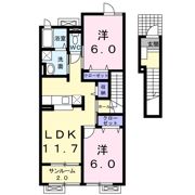 プラシードBの間取り画像