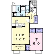 ライフ Bの間取り画像