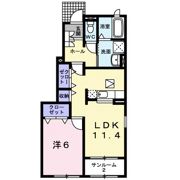 WEST 戸出の間取り画像