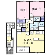 アドーラ木曽川 Ⅲの間取り画像