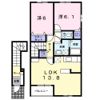 アドーラ木曽川 Ⅲの間取り画像