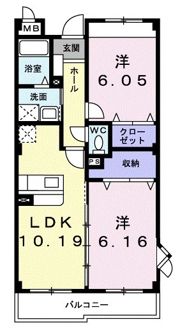 ラフレシールの間取り画像