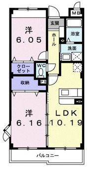 ラフレシールの間取り画像