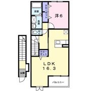 ブローテの間取り画像
