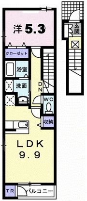 ミラージュAの間取り画像