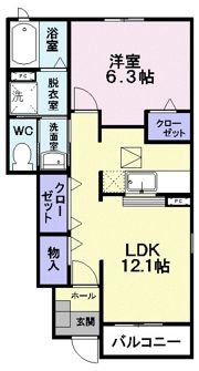 ボニ－トAの間取り画像