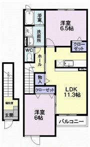 ボニ－トAの間取り画像