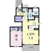 パストラル川部Aの間取り画像