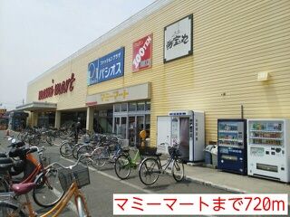 近くのマミーマートまで720m(徒歩9分)