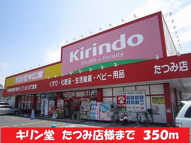 近くのキリン堂　たつみ店様まで350m（徒歩5分）