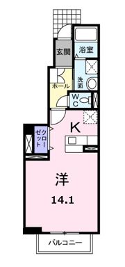 グリーンヒルの間取り画像