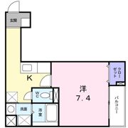 富小路四条マンションの間取り画像