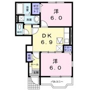 パルテールAの間取り画像
