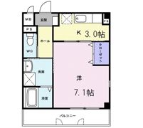 レーベン中畝Ⅲ Bの間取り画像