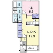 ロイヤルスクウェア 一宮Ⅲの間取り画像