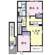 ウイング宗像Bの間取り画像