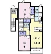 ニューリーフ Aの間取り画像