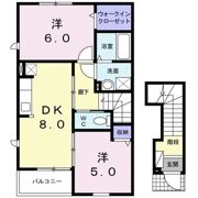 ベルズかたかごCの間取り画像