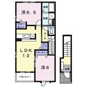 ドゥ・サンパティーク Bの間取り画像