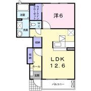 ヴィオラ コート Bの間取り画像