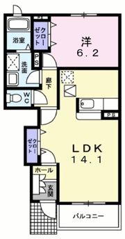 プラシードの間取り画像