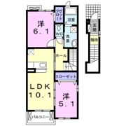 カルム青山の間取り画像