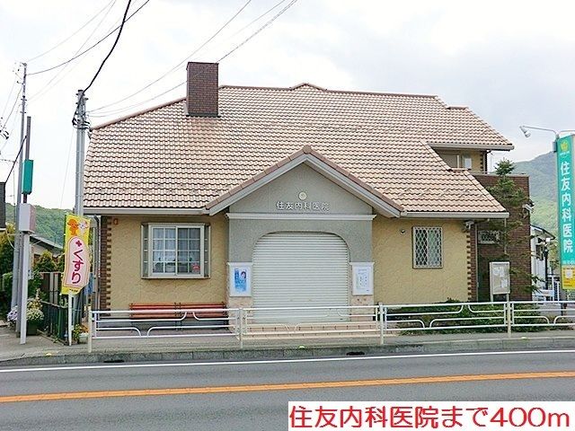 近くの病院まで400m（徒歩5分）