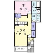 プルメリアCの間取り画像