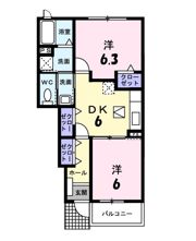 シャルマン 弐番館の間取り画像