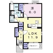 トパーズAの間取り画像