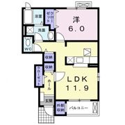トパーズBの間取り画像