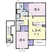 トパーズBの間取り画像