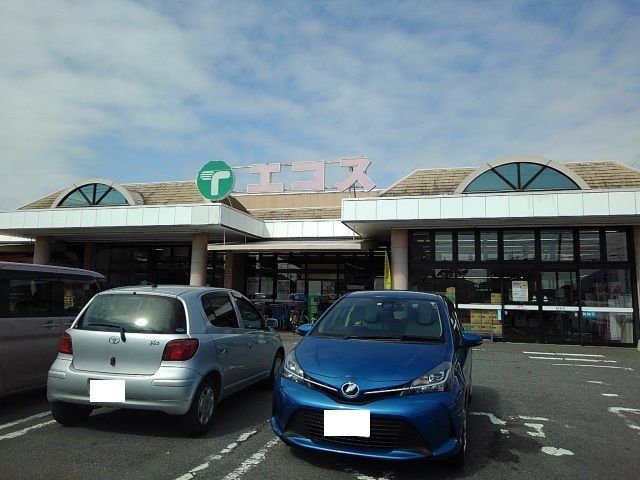 近くのエコス　下館東店まで100m（徒歩2分）