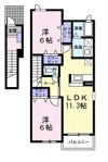 ヒルズ長坂上Ⅰの間取り画像