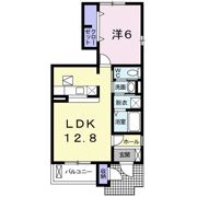 ペルル Ⅱの間取り画像