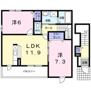 ペルル Ⅴの間取り画像